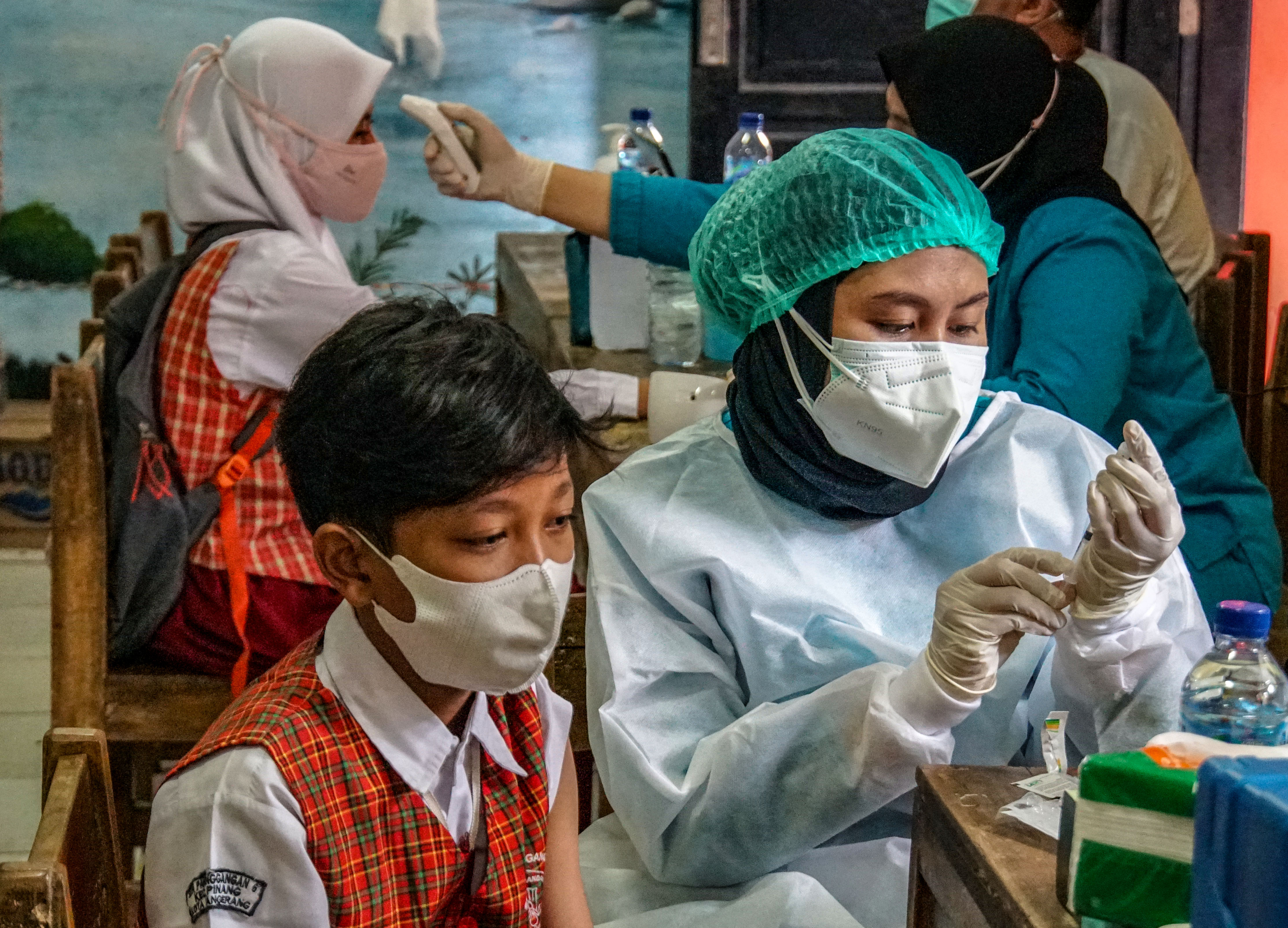  Lhoksumawe Kebut Vaksinasi Siswa 