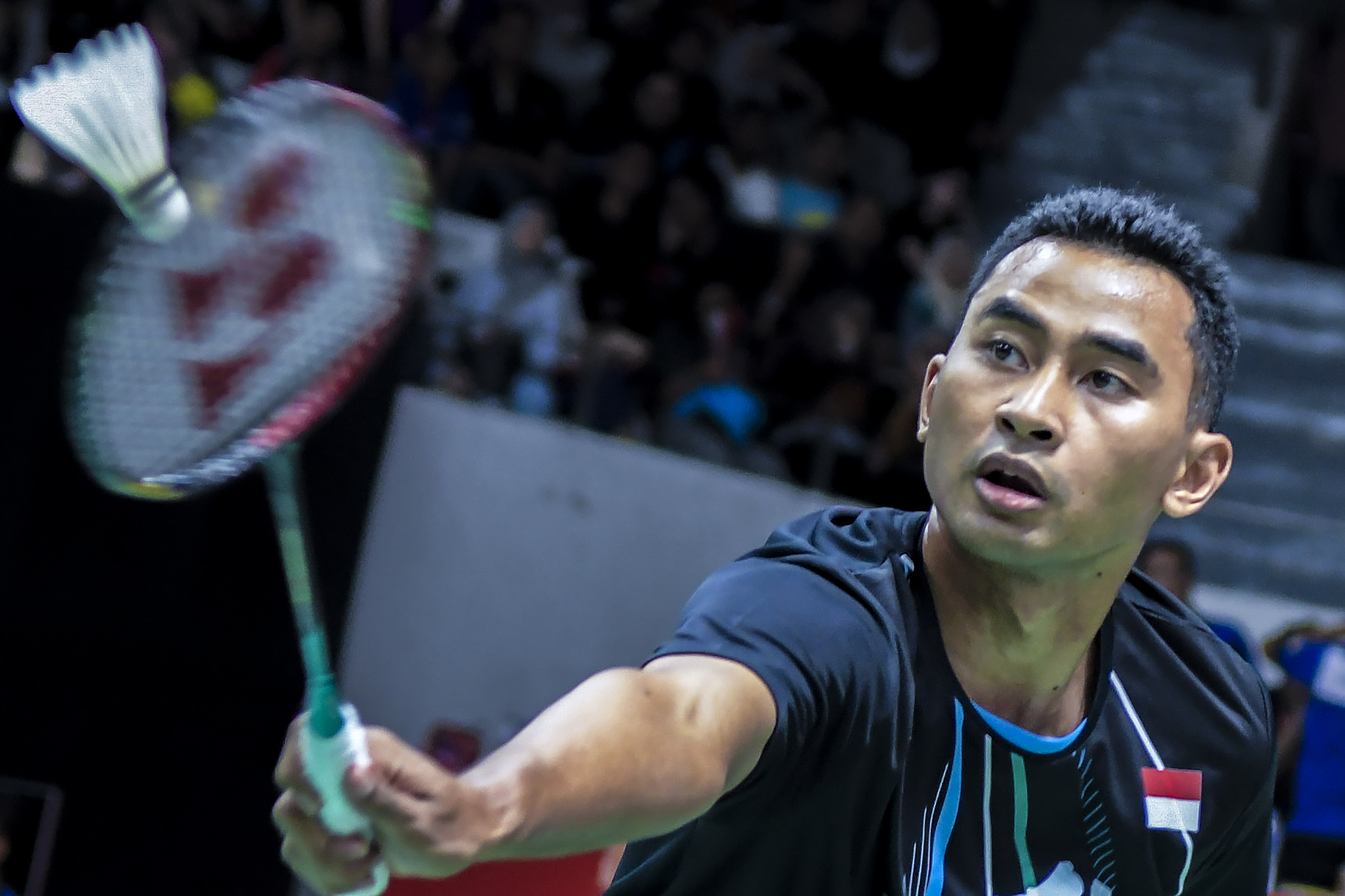 Tommy Sugiarto lolos ke semifinal tunggal putra Denmark Terbuka 2021.   