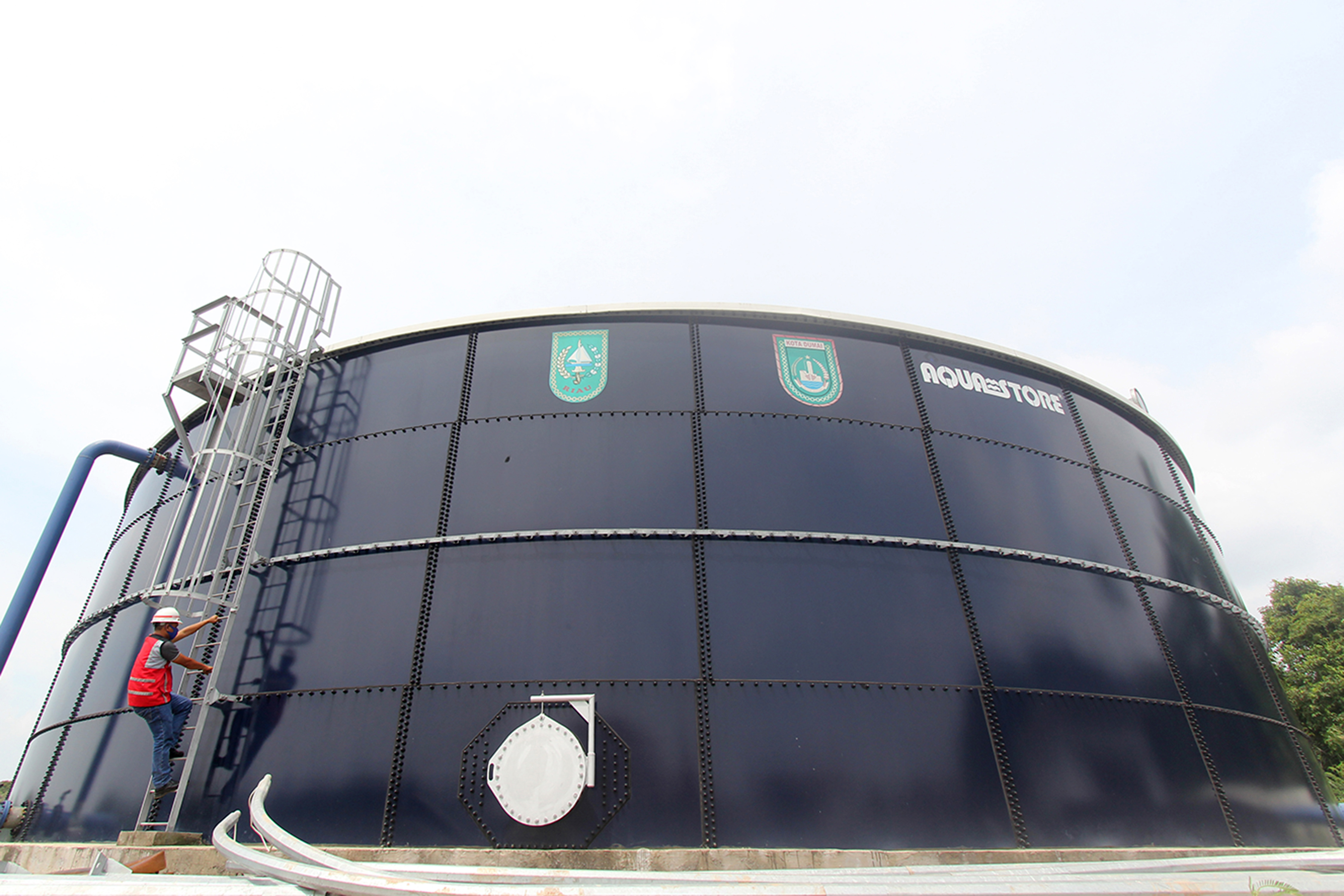 Ilustrasi proyek SPAM