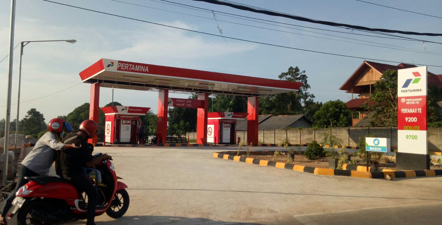 Salah satu dari 15 Pertashop yang ada di Provinsi Bangka Belitung.