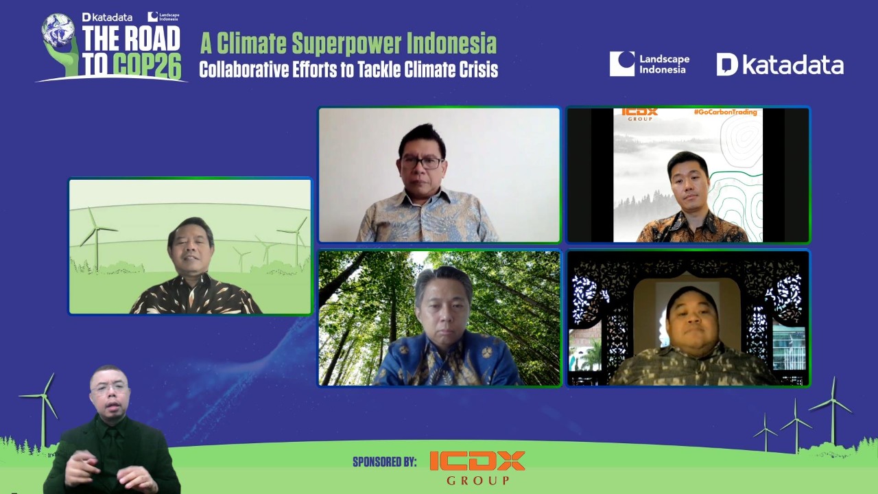 Diskusi virtual Road to COP26