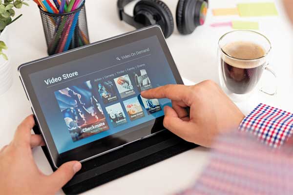 Ilustrasi video streamning