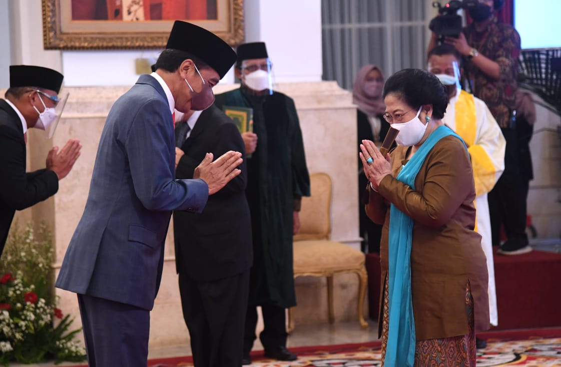 Presiden Resmi Lantik Megawati Sebagai Ketua Dewan Pengarah BRIN