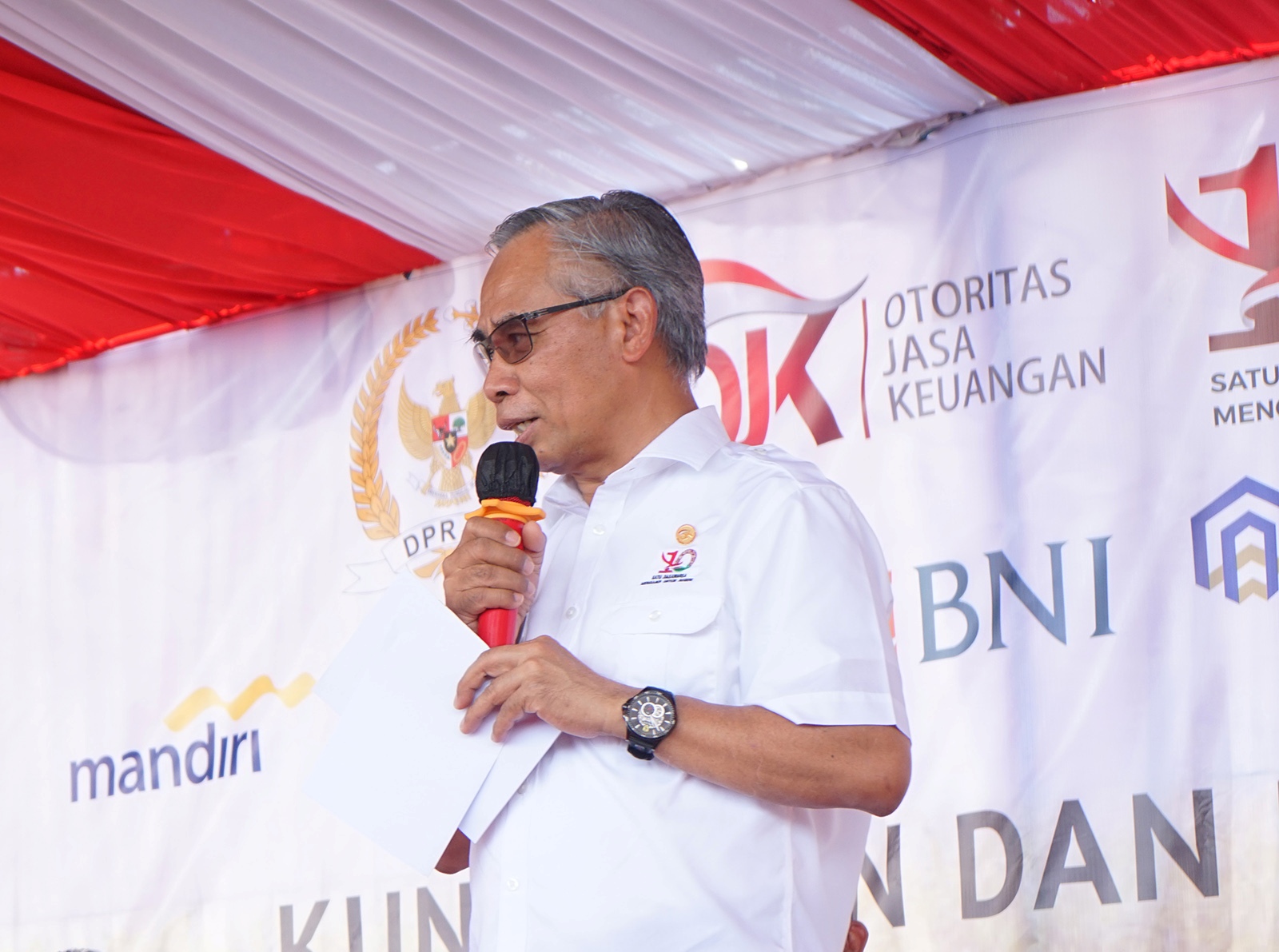 Ketua Dewan Komisioner Otoritas Jasa Keuangan (OJK) Wimboh Santoso.