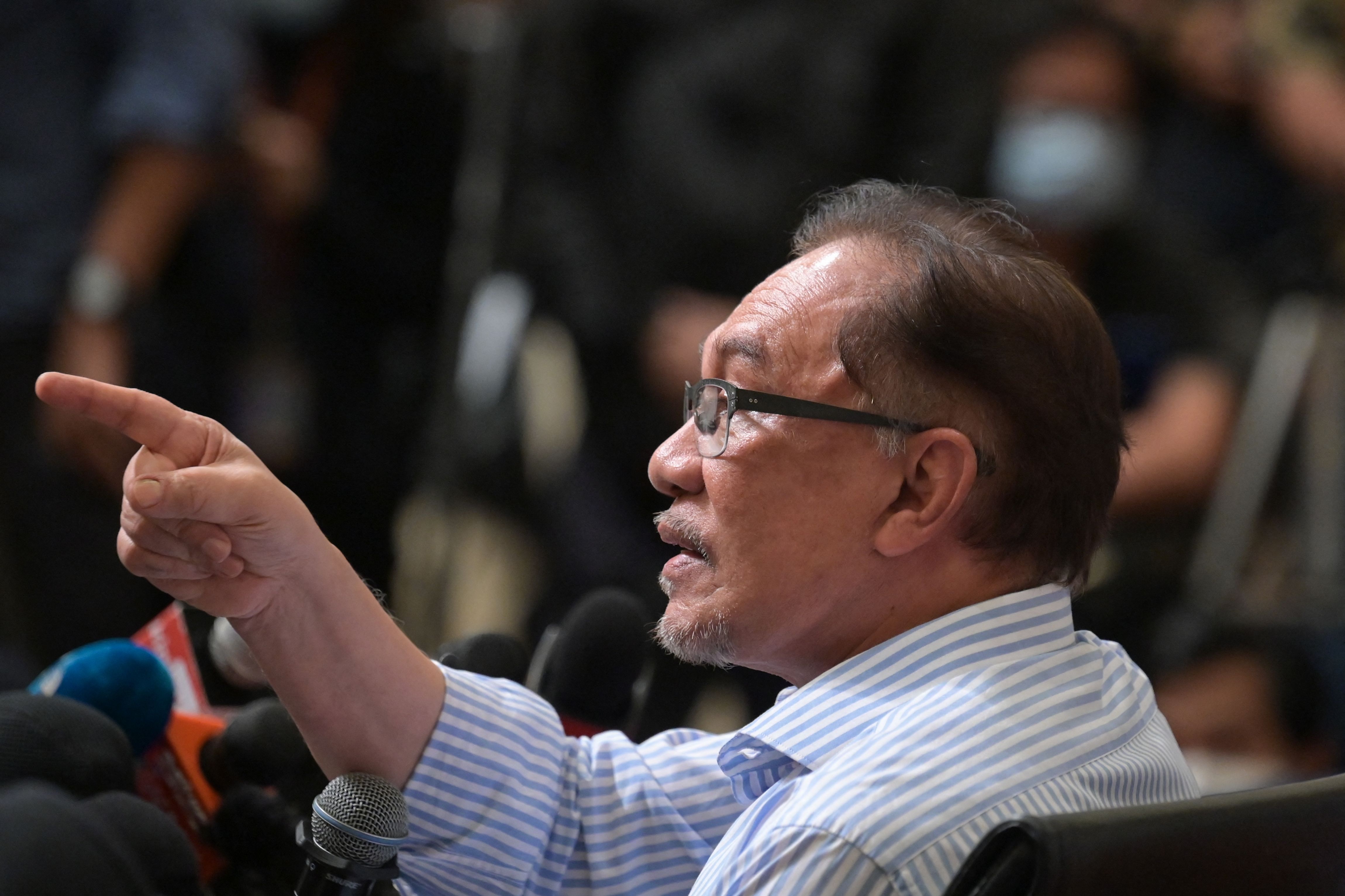 Pemimpin oposisi Anwar Ibrahim