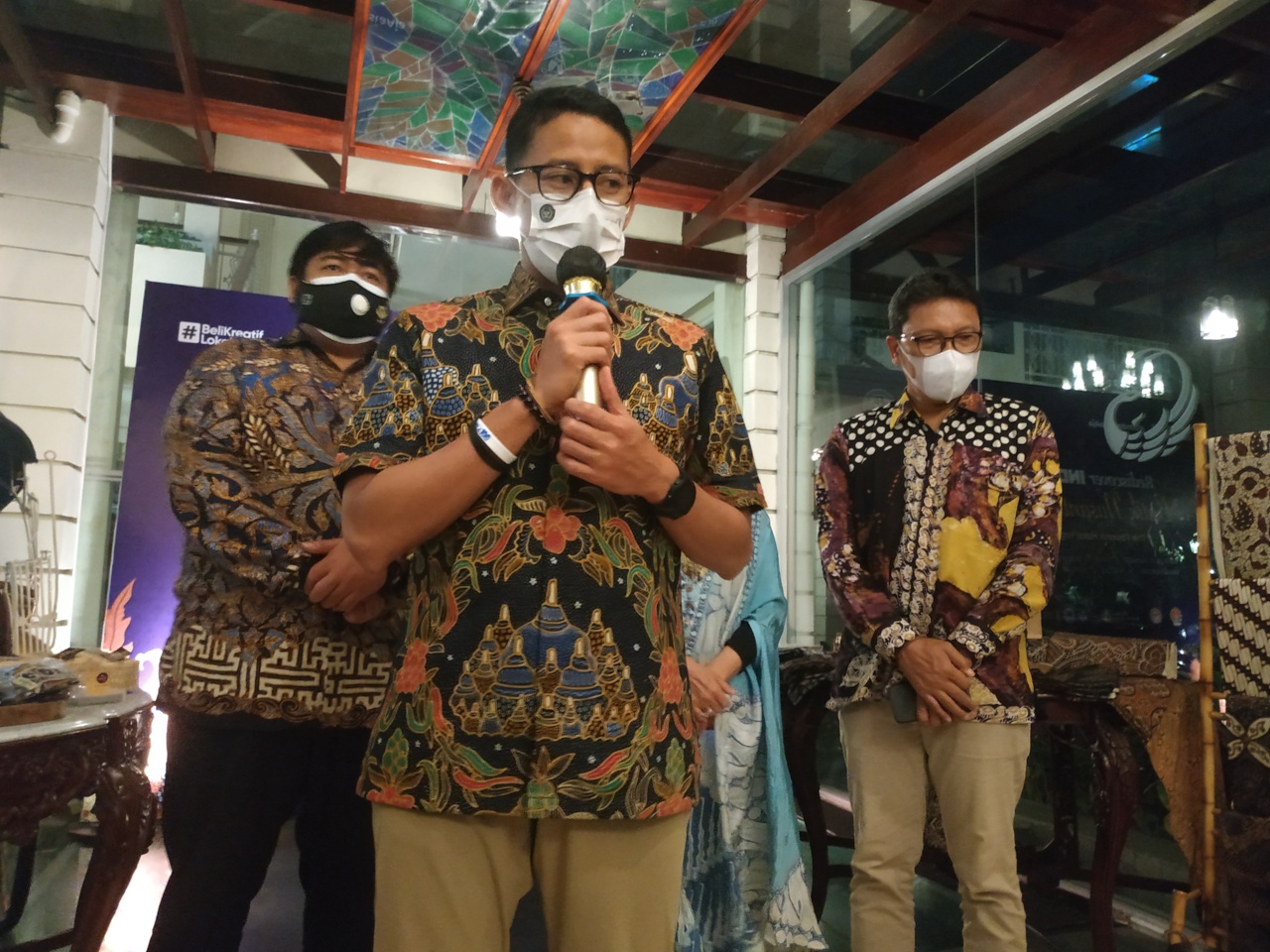 Menteri Pariwisata dan Ekonomi Kreatif (Menparekraf) Sandiaga Salahuddin Uno. 