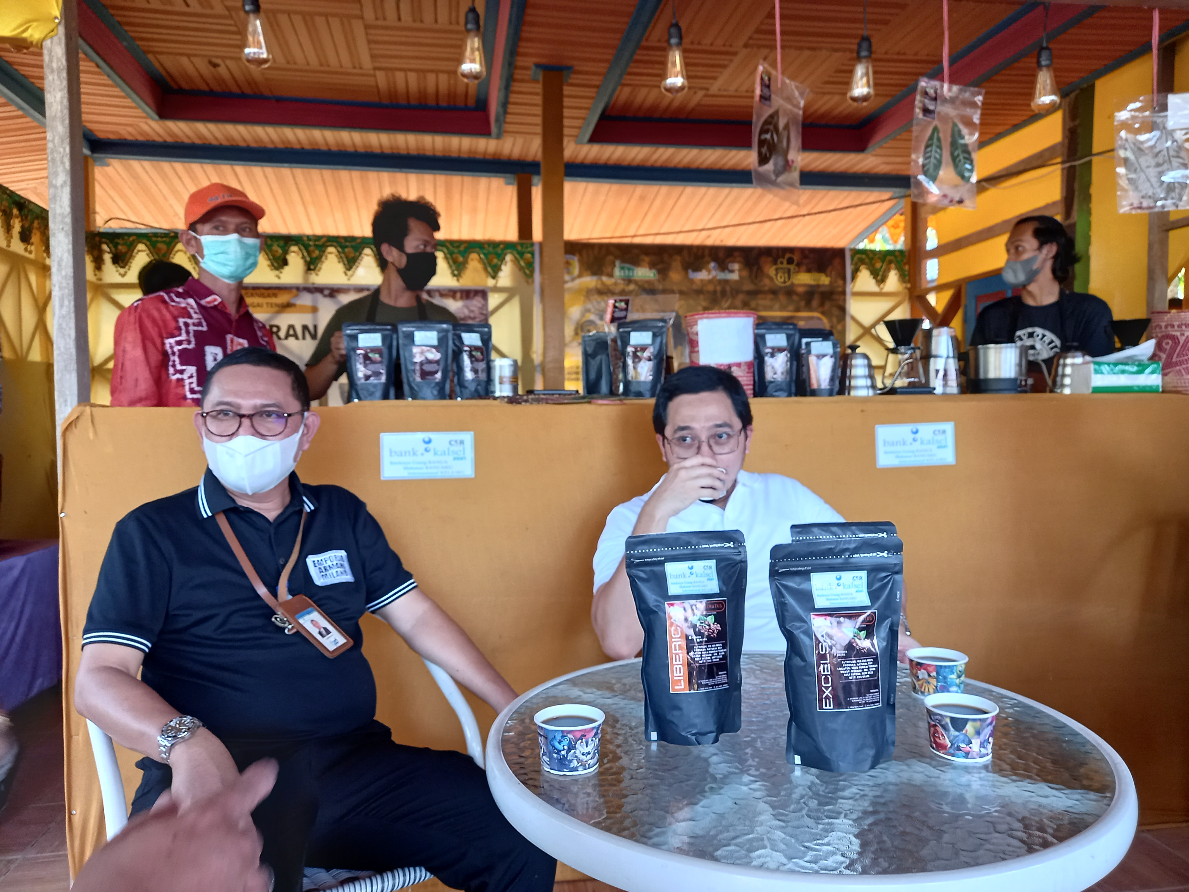  Peluncuran kopi lokal Kopi Meratus di Kabupaten Hulu Sungai Tengah.