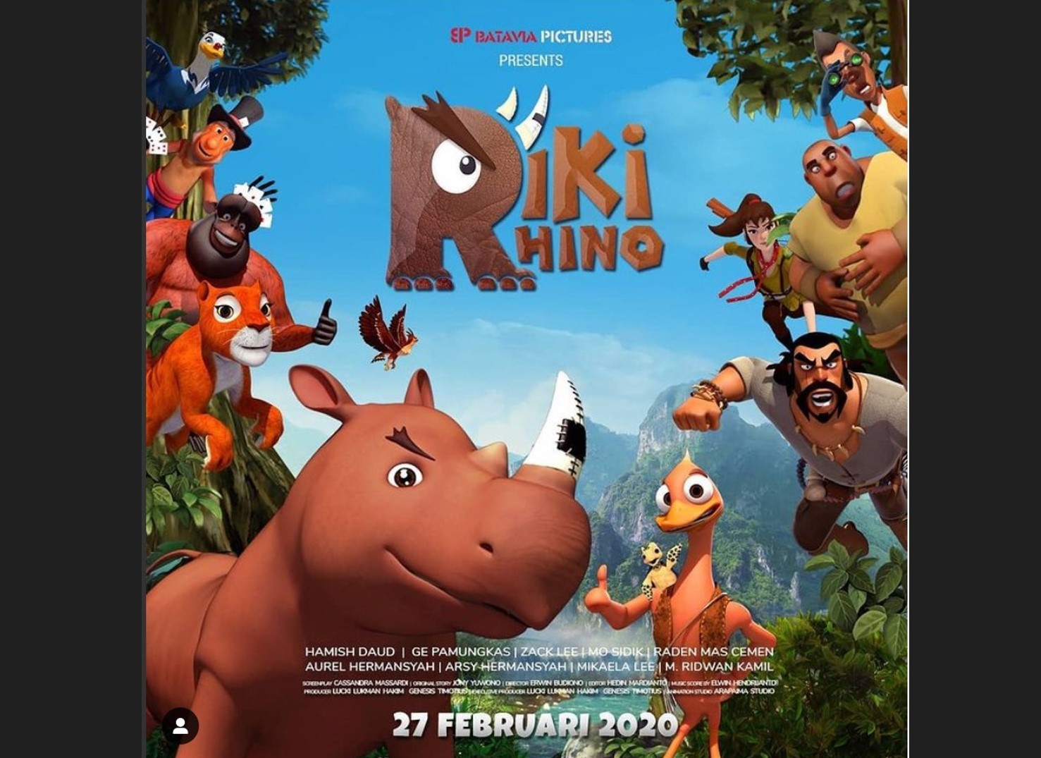 Poster film Riki Rhino