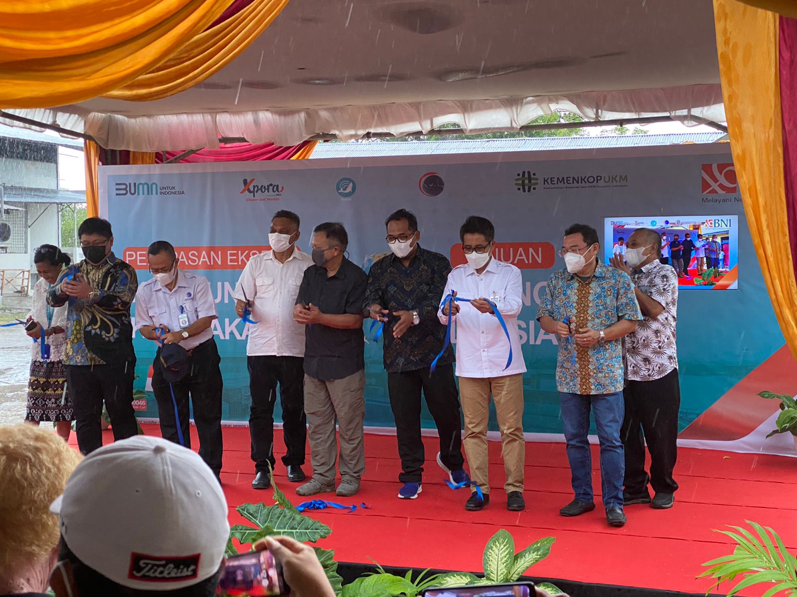 Acara seremoni pelepasan ekspor perdana ke Malaysia dan Jepang ini dilakukan di FishOn Cloud Factory (Ex-KCBS) di Sikka, NTT.