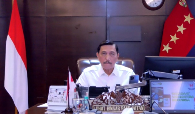 Menteri Koordinator Bidang Kemaritiman dan Investasi Luhut Binsar Panjaitan