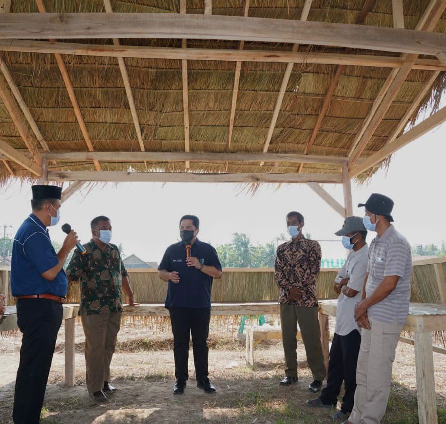 Erick Thohir pastikan petani Lampung dapat pendampingan dari program Makmur Pupuk Indonesia.