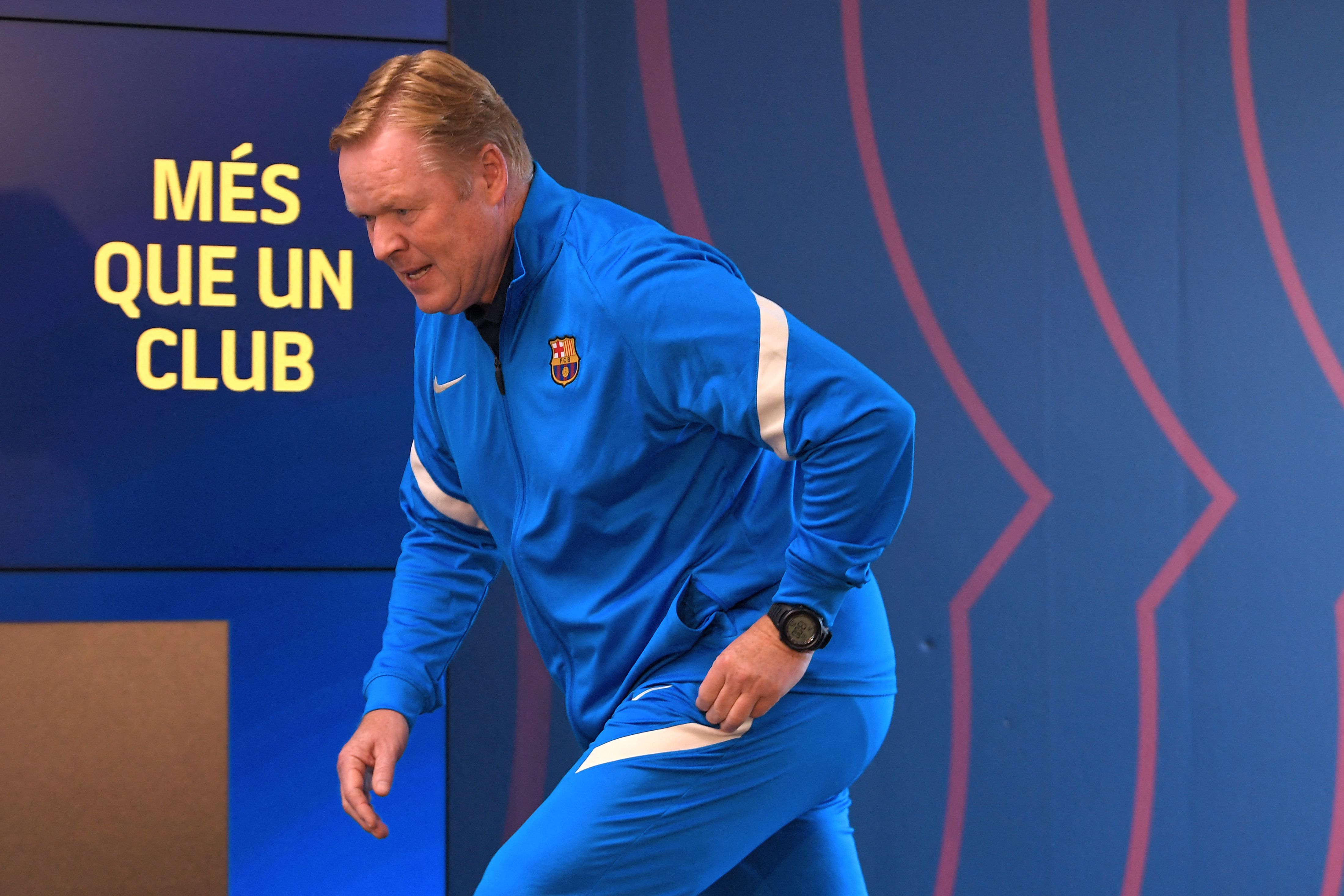 Pelatih Barcelona Ronald Koeman