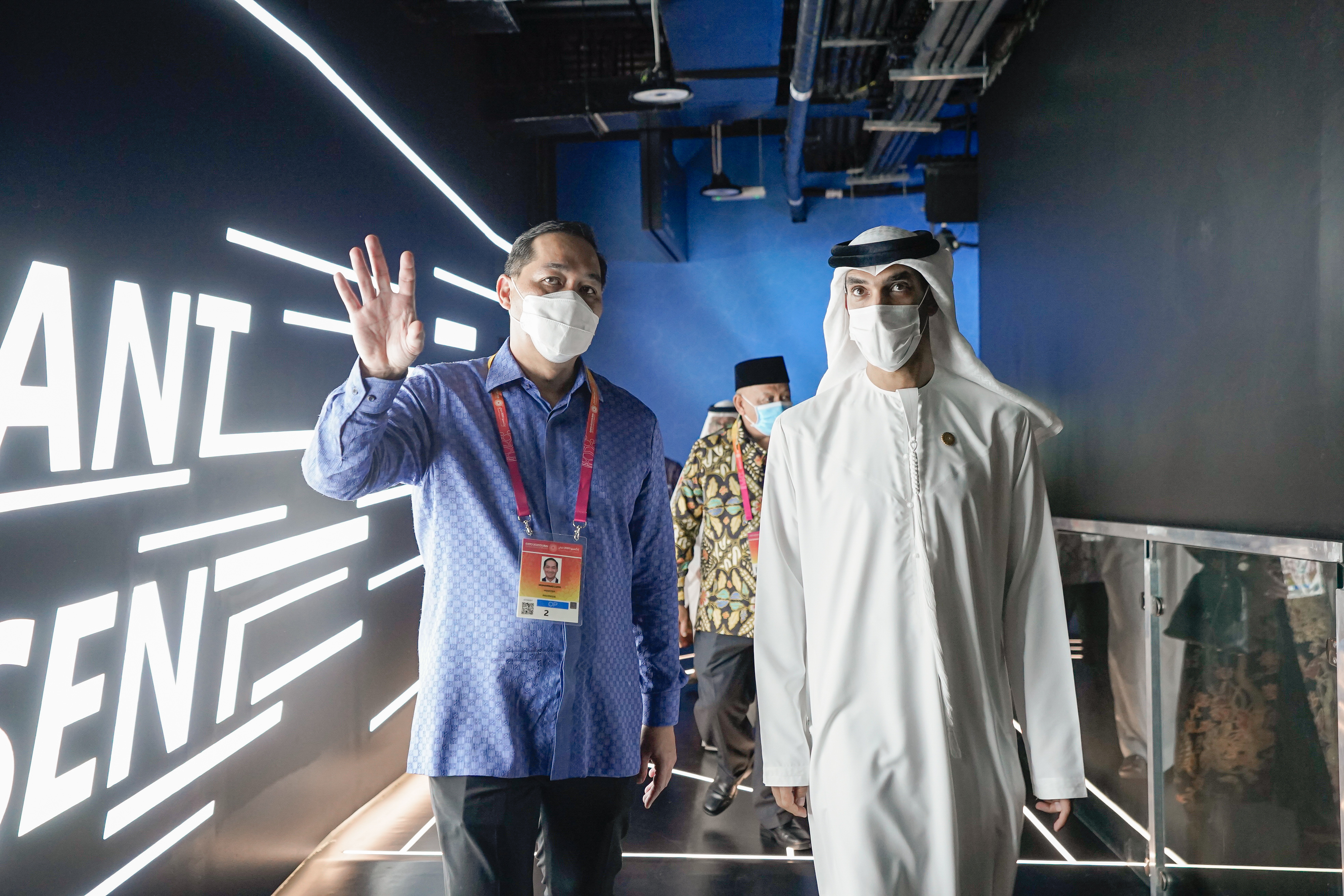 Menteri Perdagangan Muhammad Lutfi menjelaskan kepada Minister of State for Foreign Trade Uni Arab Emirates (UAE) Thani bin Ahmed Al Zeyoudi