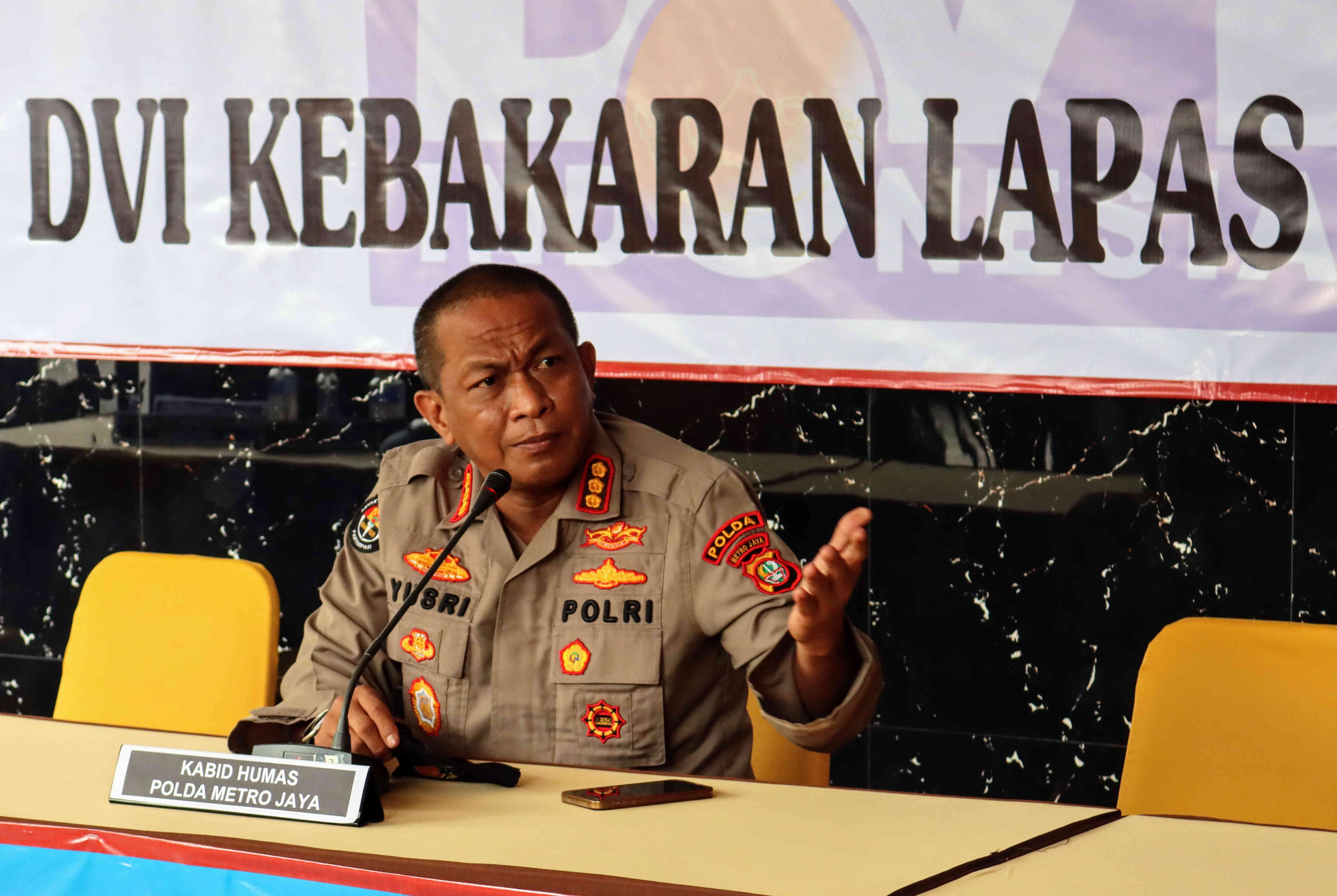 Kabid Humas POlda Metro jaya Kombes Pol Yusri Yunus