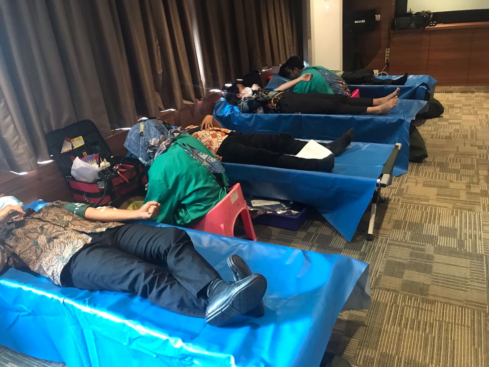 Karyawan Hotel Sahid Serpong telah kembali mendonorkan darah setelah 8 bulan vakum dari kegiatan donor darah.