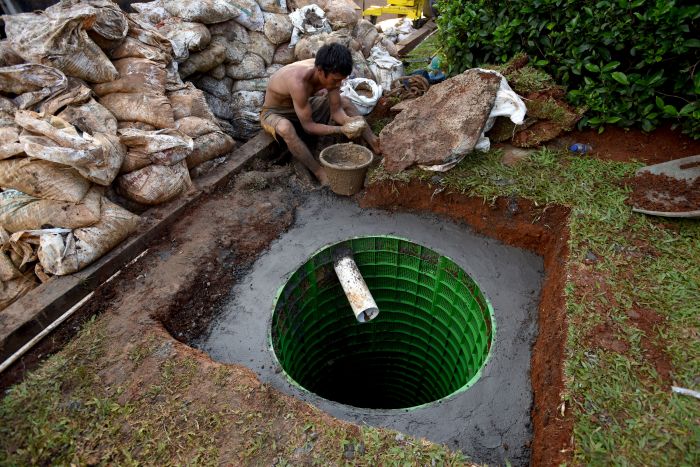 Ilustrasi. Sumur resapan