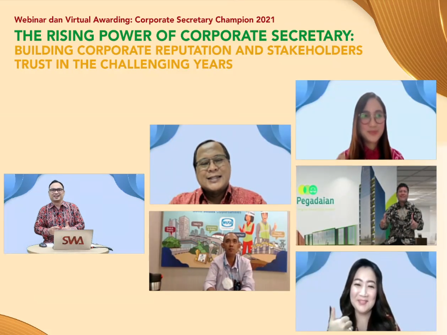 Corsec sebagai sekretaris perusahaan merupakan gerbang atau pintu utama yang mewakili perusahaan keluar atau ke dalam.