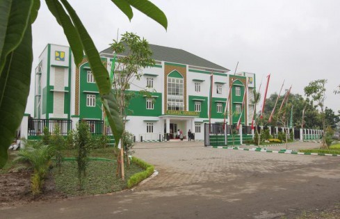 Salah satu Rumah Susun (Rusun) Pondok Pesantren (Ponpes) yang rampung dibangun Kementerian PUPR.