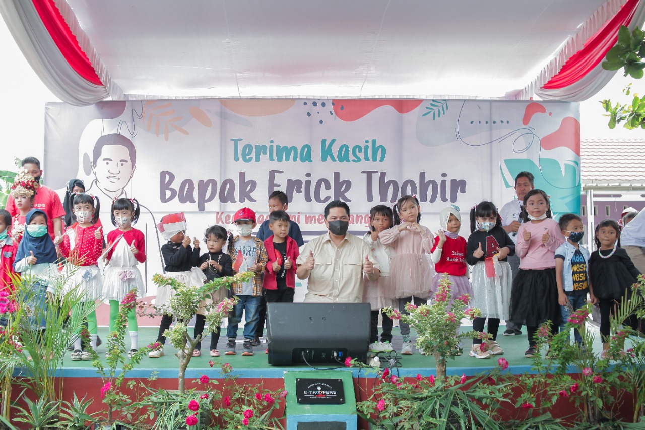 Program Social Healing Amanah Almarhum Ayah Erick Tohir