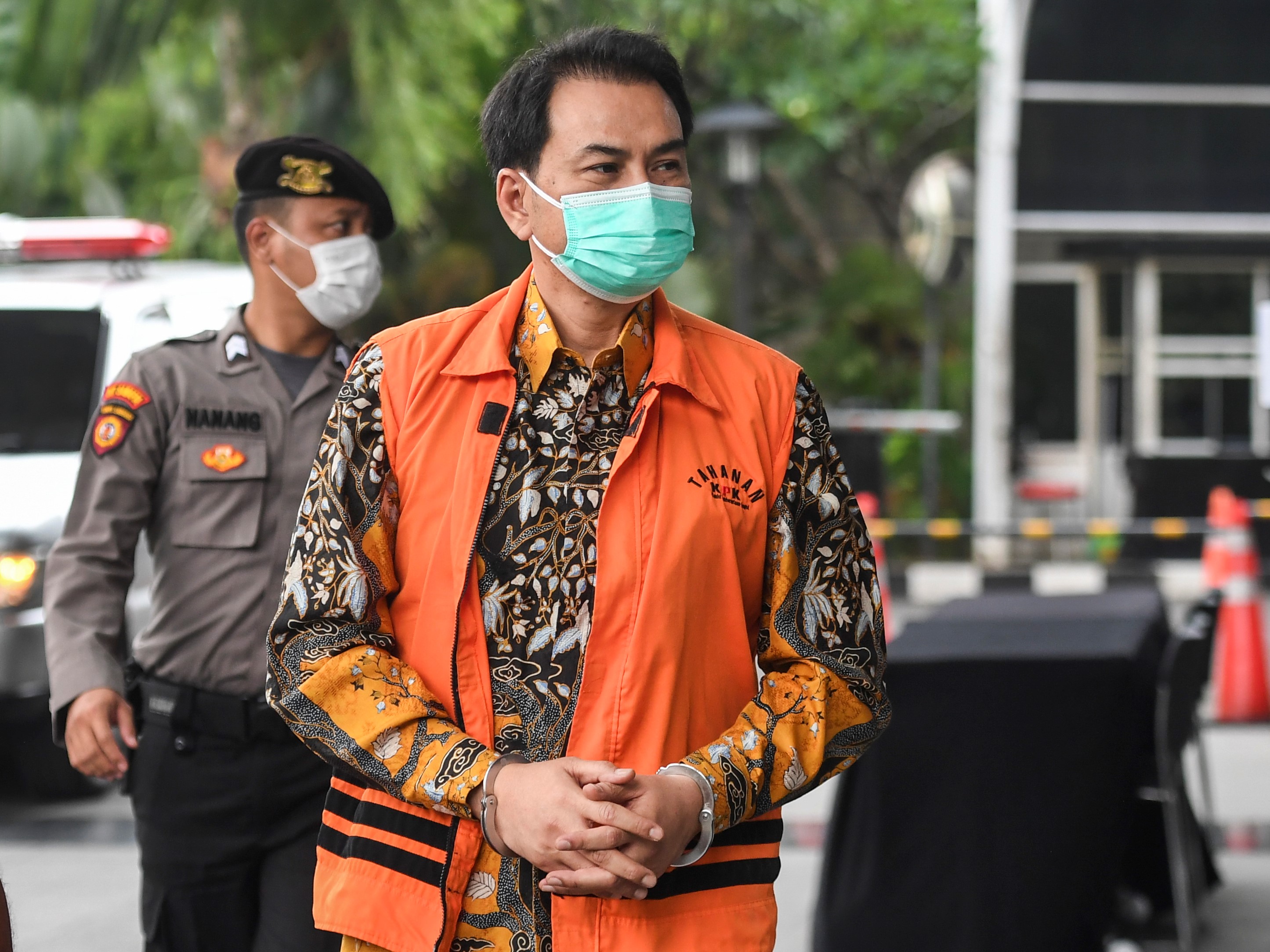 Azis Bungkam Ditanya Delapan Bekingan di KPK