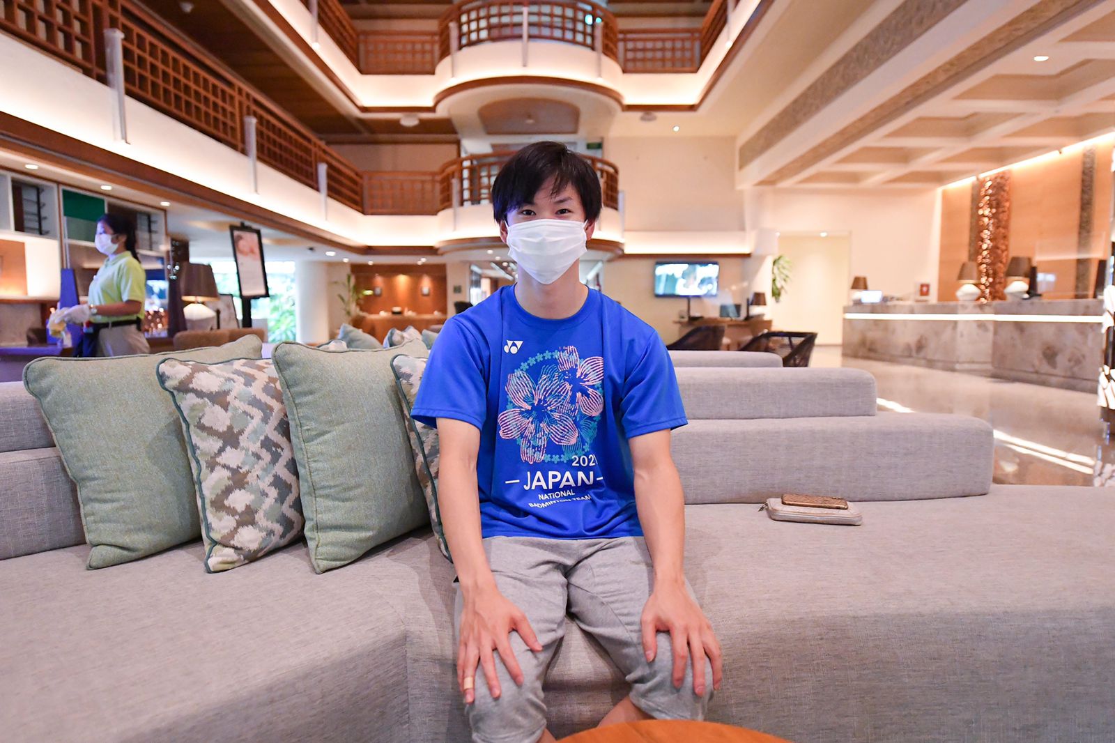 Pebulu tangkis Jepang Yuta Watanabe