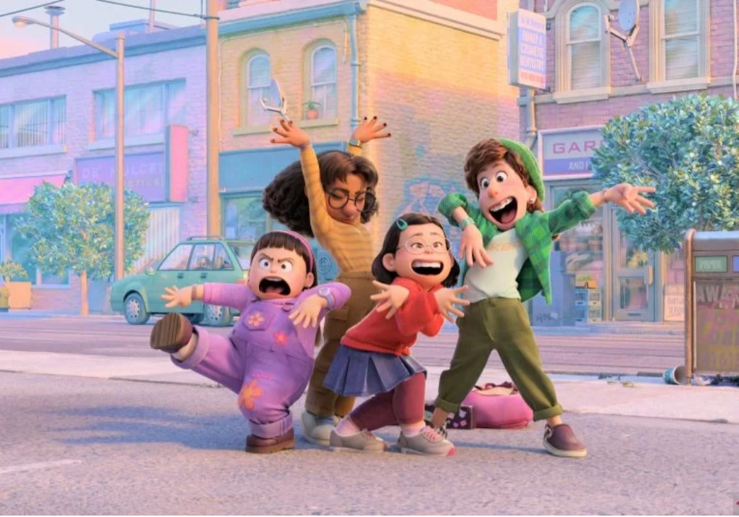 Cuplikan adegan dari film Turning Red