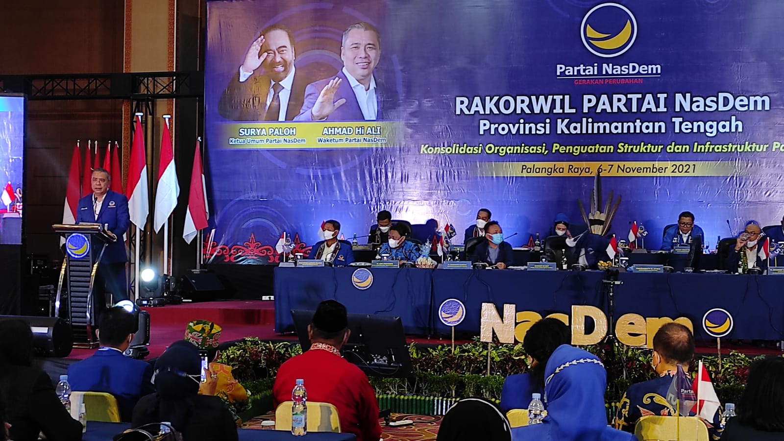 Wakil Ketua Umum NasDem Ahmad Ali di Rakorwil Kalimantan Tengah