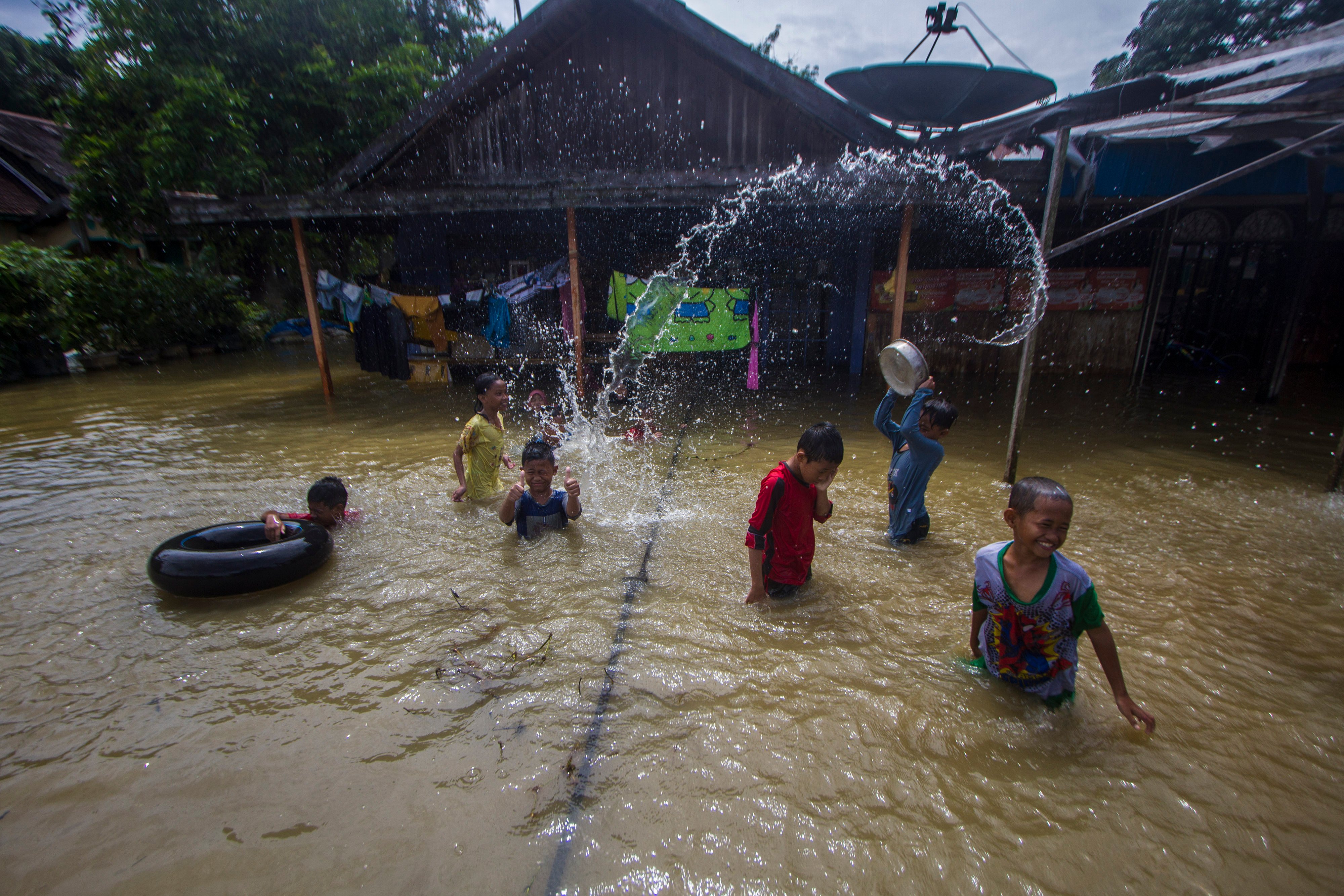 Banjir di Hulu Tengah, Kalimantan Selatan 