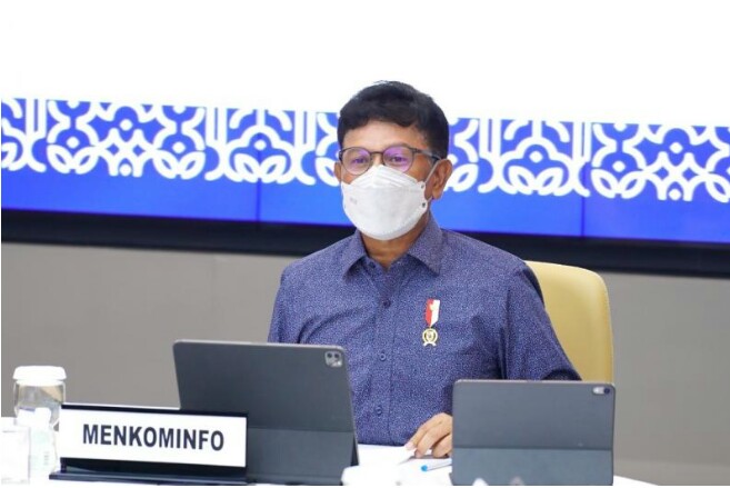 Menterii Komunikasi dan Informatika Johnny G Plate