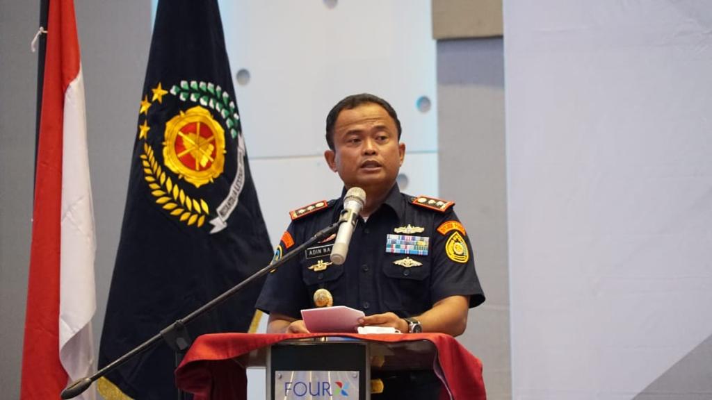 Direktur Jenderal Pengawasan Sumber Daya Kelautan dan Perikanan, Laksda TNI Adin Nurawaluddin.