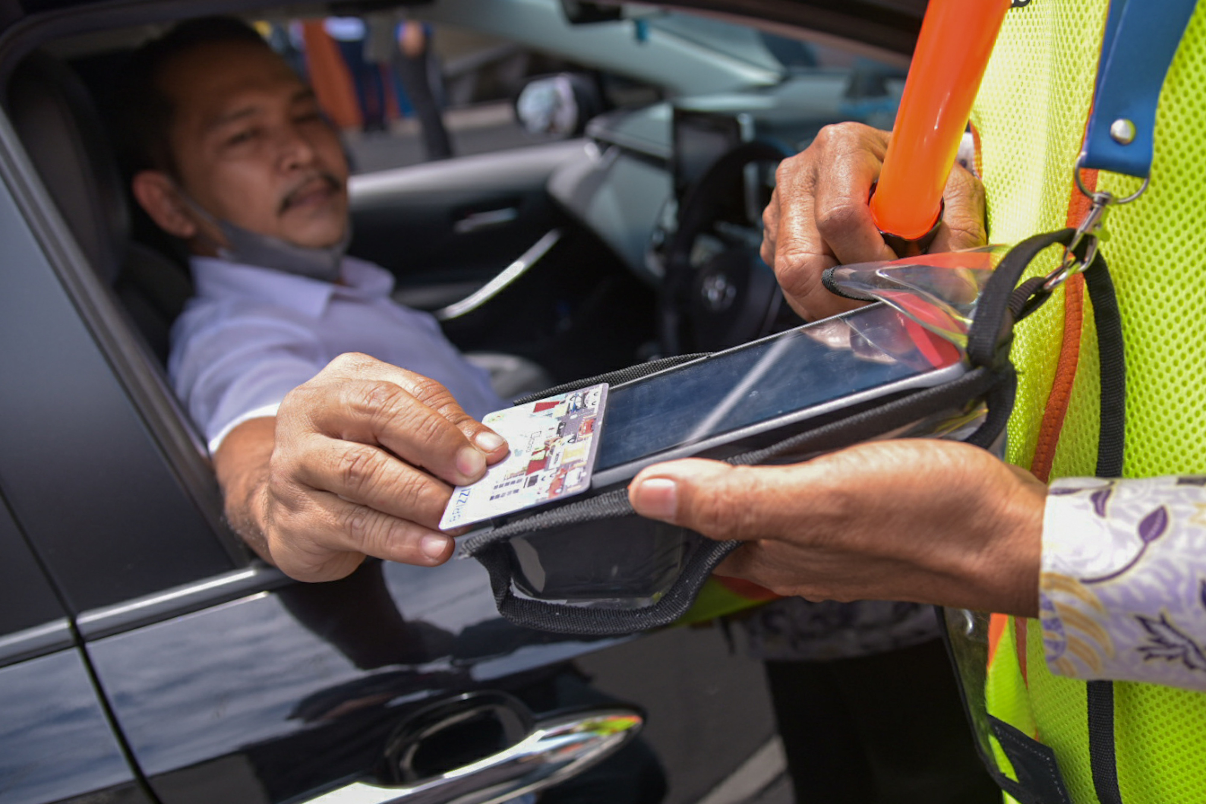 Penerapan parkir elektronik di Kota Medan, Sumut. 