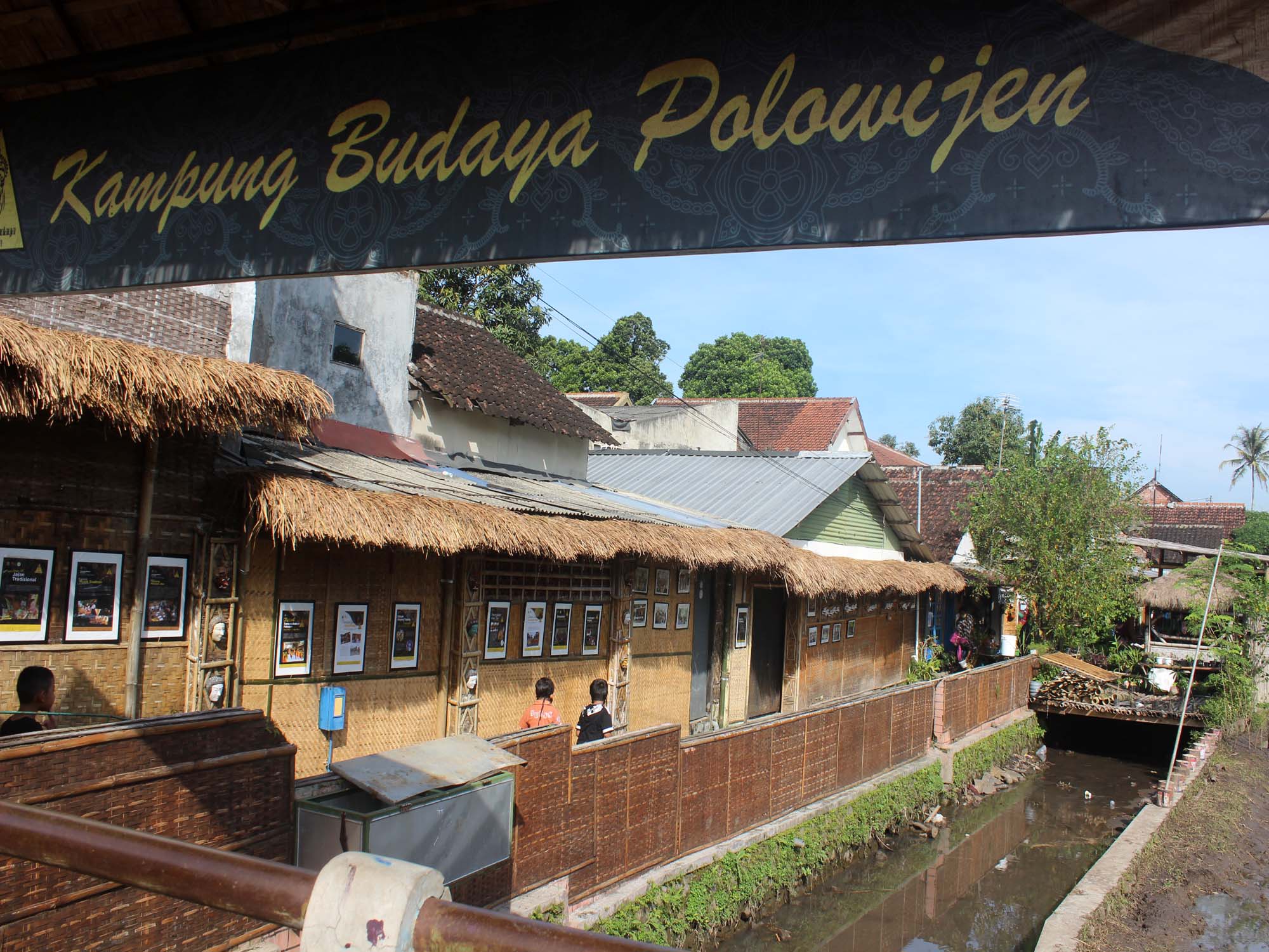 Kampung Budaya Polowijen Kota Malang, Jawa Timur. 