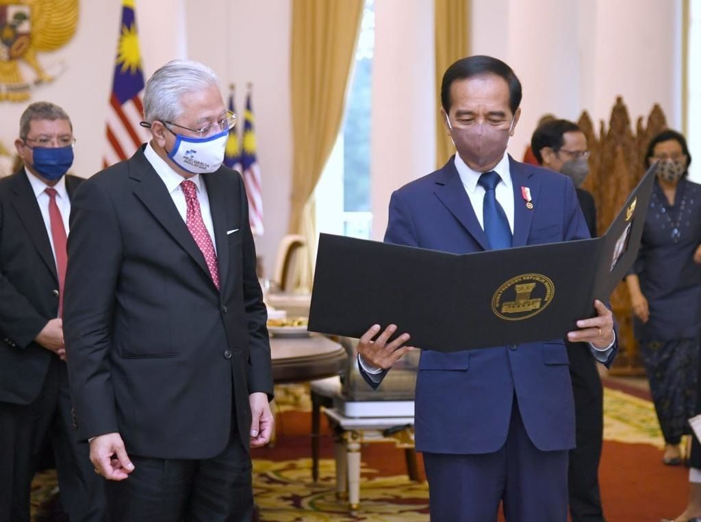 Presiden Joko Widodo dan PM Malaysia Dato’ Sri Ismail Sabri Yakoob