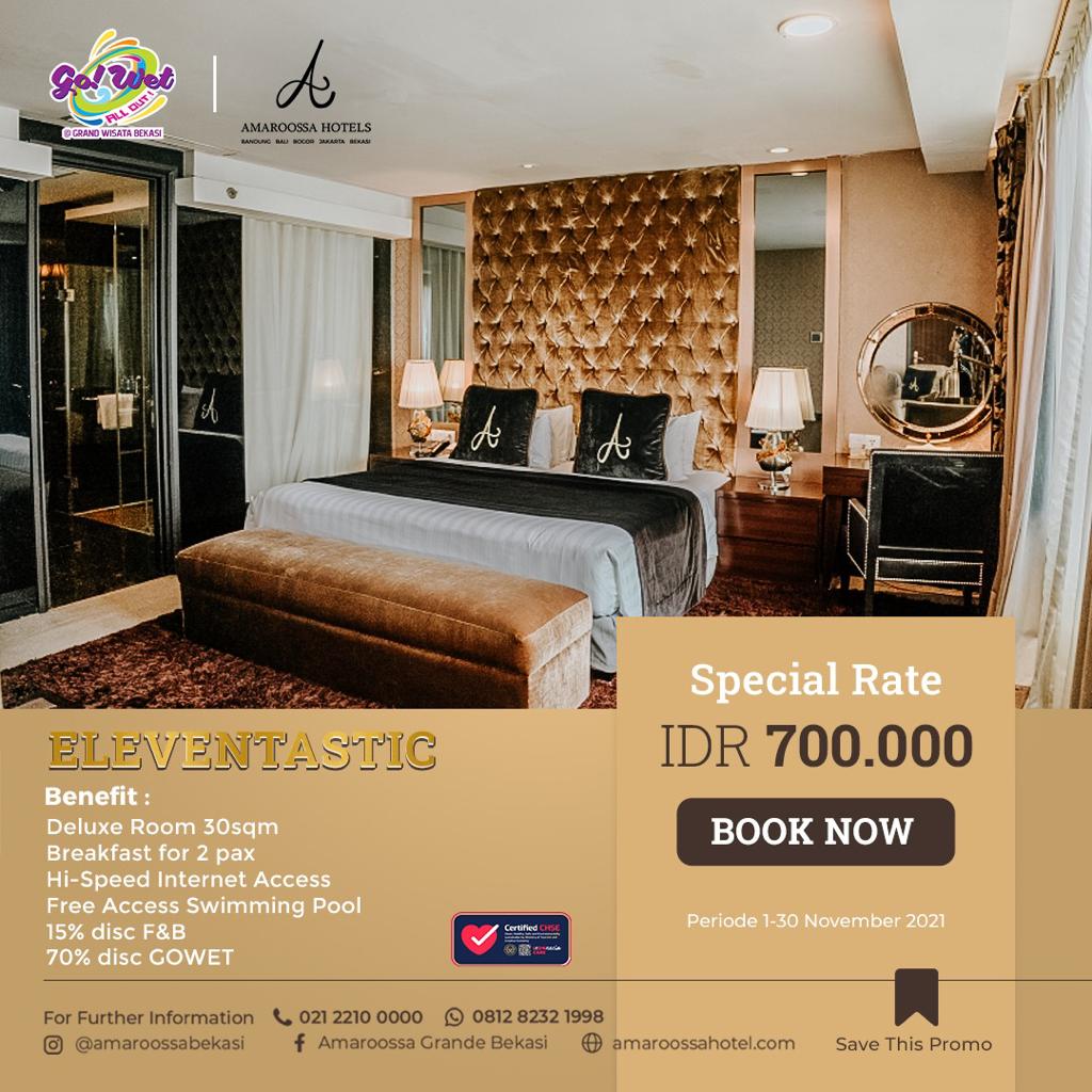  Hotel Amaroossa Grande Bekasi menawarkan promo ‘staycation’.