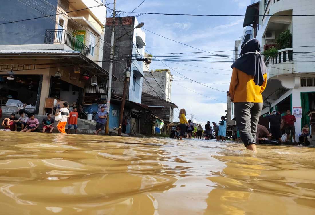 Banjir Rob Kepung Pesisir Timur Jambi