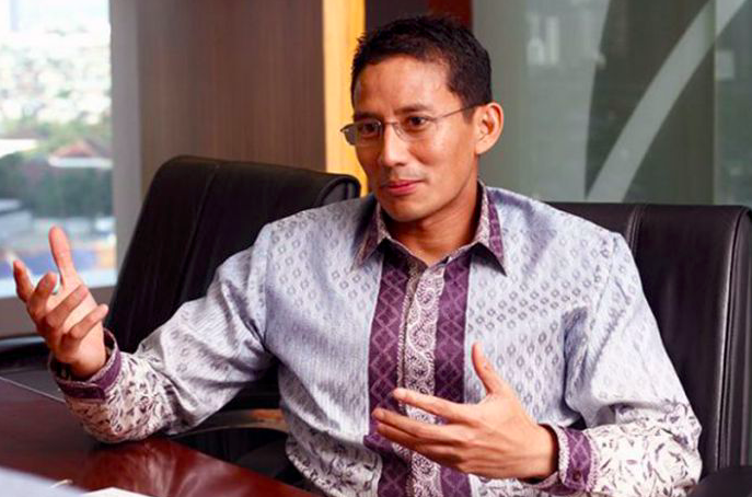 Menteri Pariwisata dan Ekonomi Kreatif Sandiaga Uno.