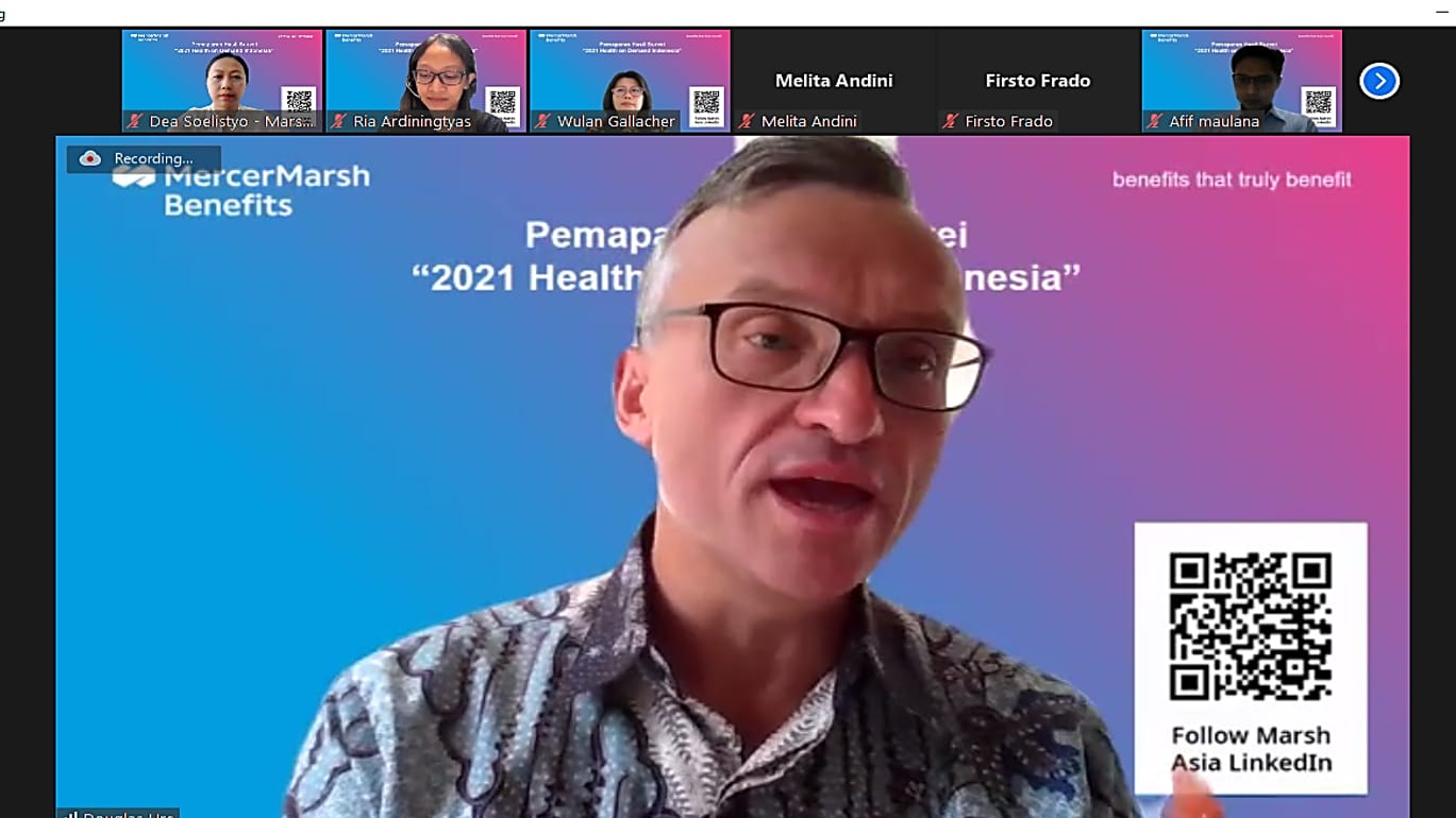 Presiden Direktur dan CEO PT Marsh Indonesia, Douglas Ure.