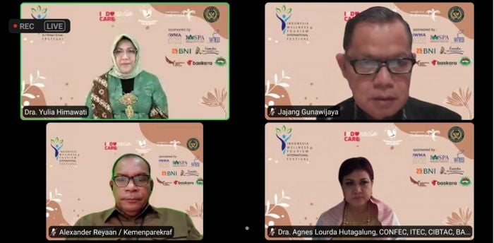 Indonesia Wellness Tourism International Festival (IWTIF) yang digelar secara virtual  pada September 2021 lalu.