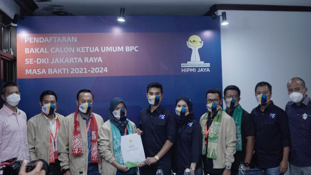 Musyarif Agil Gozany mendaftar jadi bakal calon Ketua HIPMI Jakarta Pusat