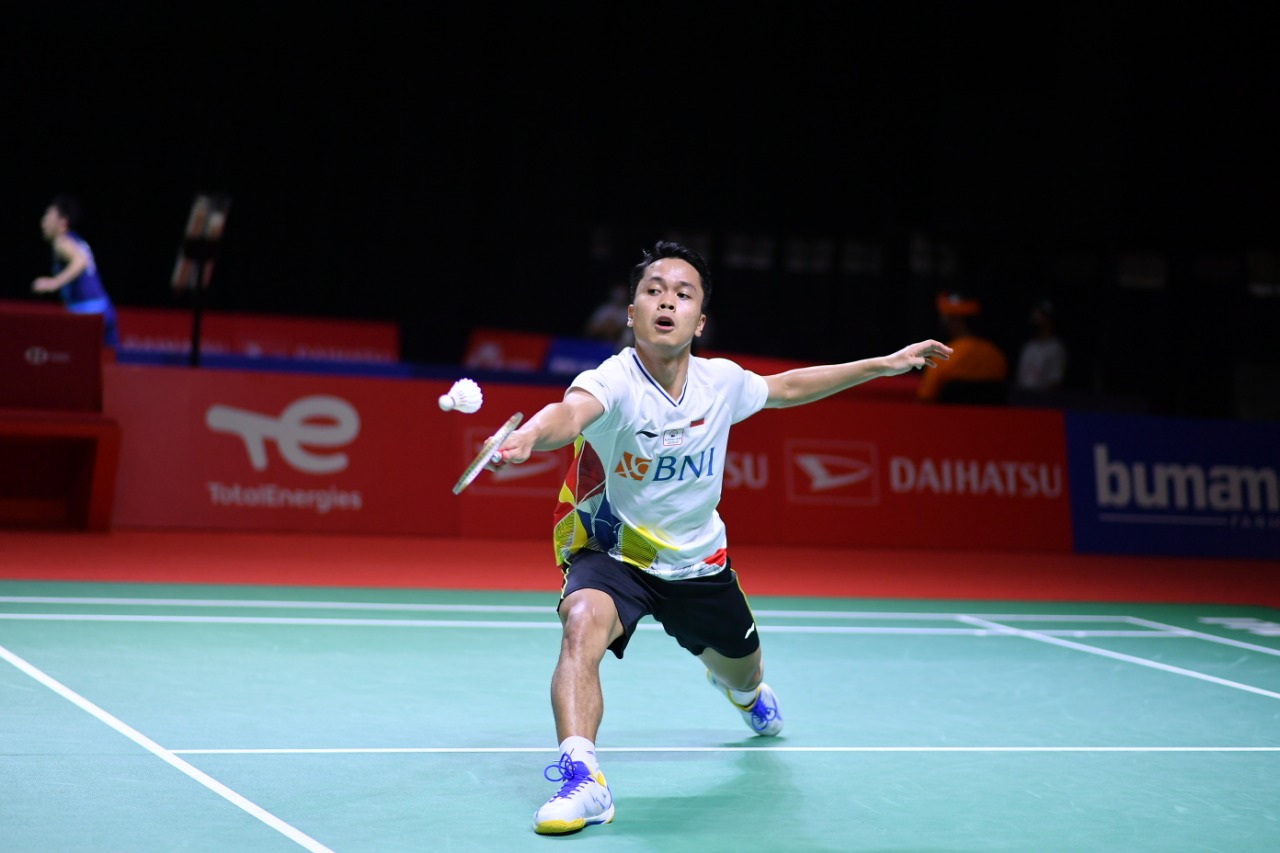 Pebulu tangkis tunggal putra Anthony Sinisuka Ginting