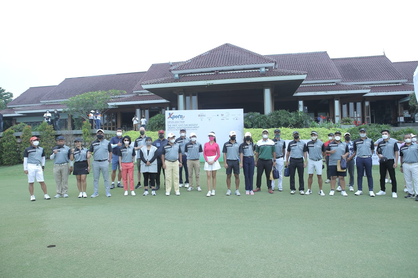 Ajang Xpora BNI Virtual Golf Tour 2021 dengan kegiatan Pro-Am Games Fastest to the Hole.