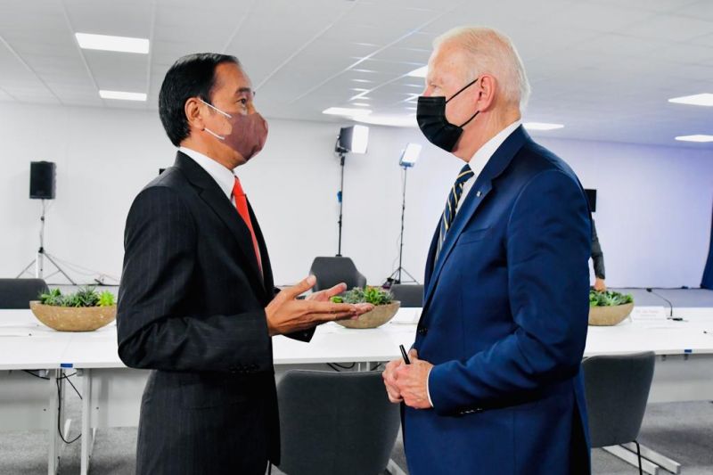 Jokowi ajak Biden Perkokoh Kerja Sama di Sektor Strategis