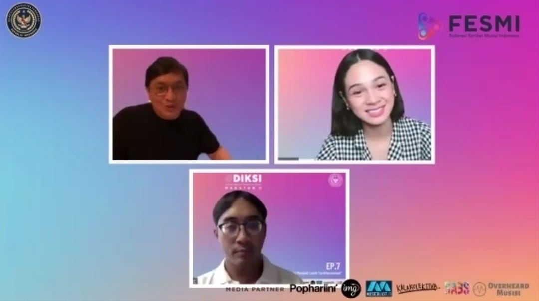 Diskusi Federasi Serikat Musisi Indonesia.
