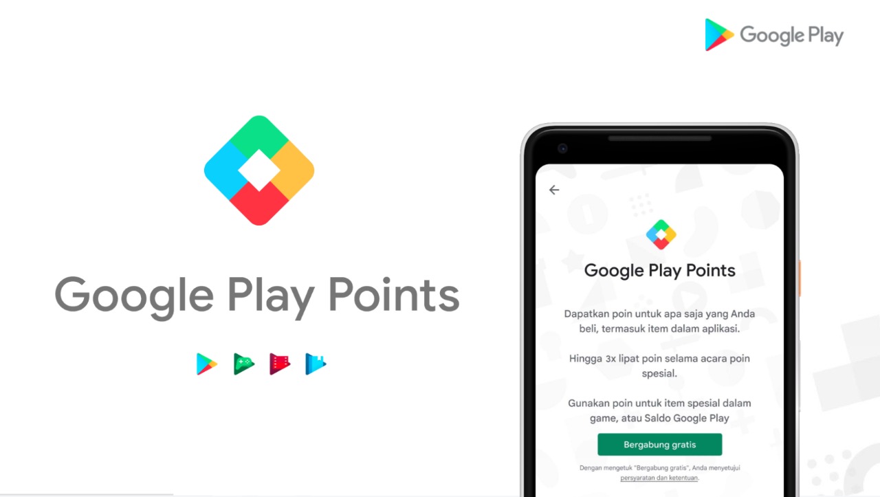 Google Play Points diluncurkan di Indonesia.