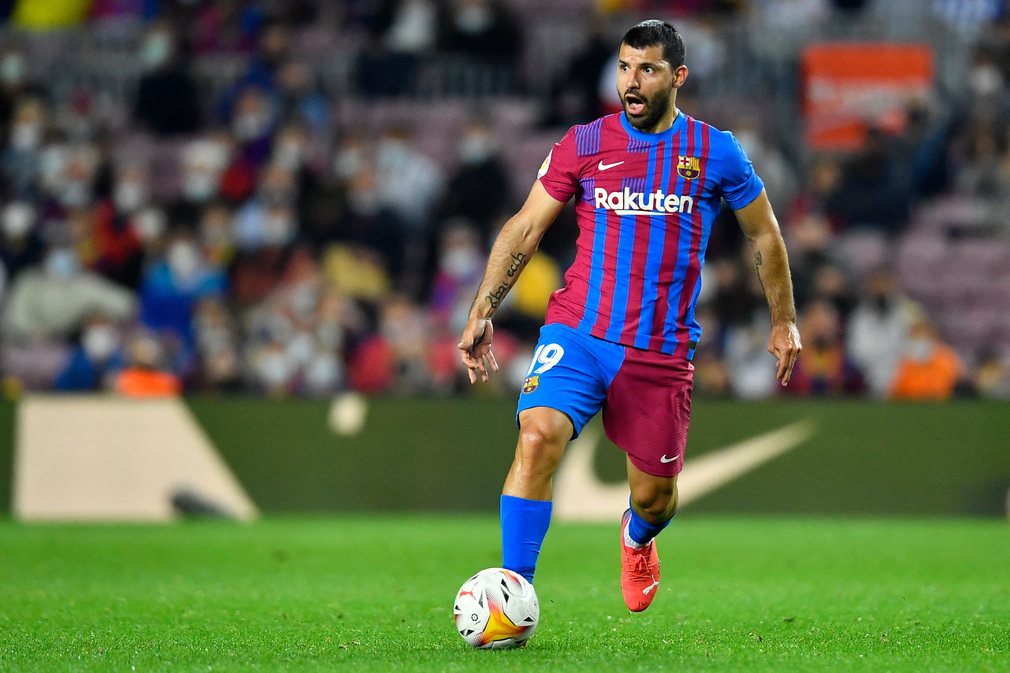 Penyerang Barcelona Sergio Aguero