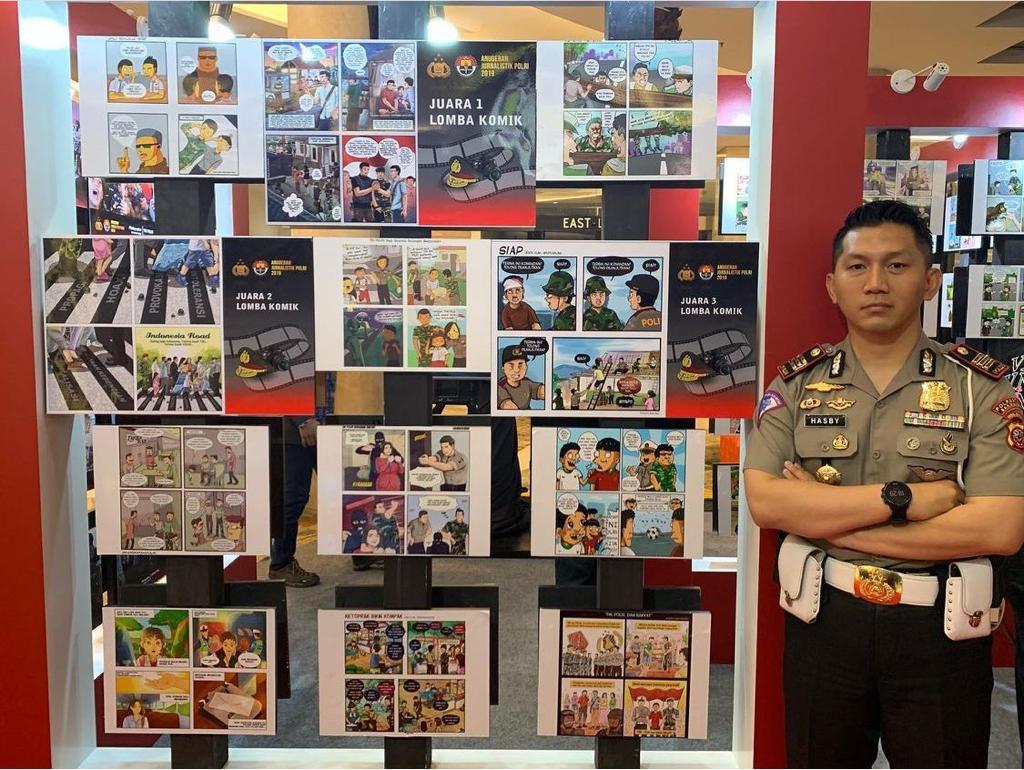 Kompol Hasby Ristama, Founder dan Ceo Komik Polisi
