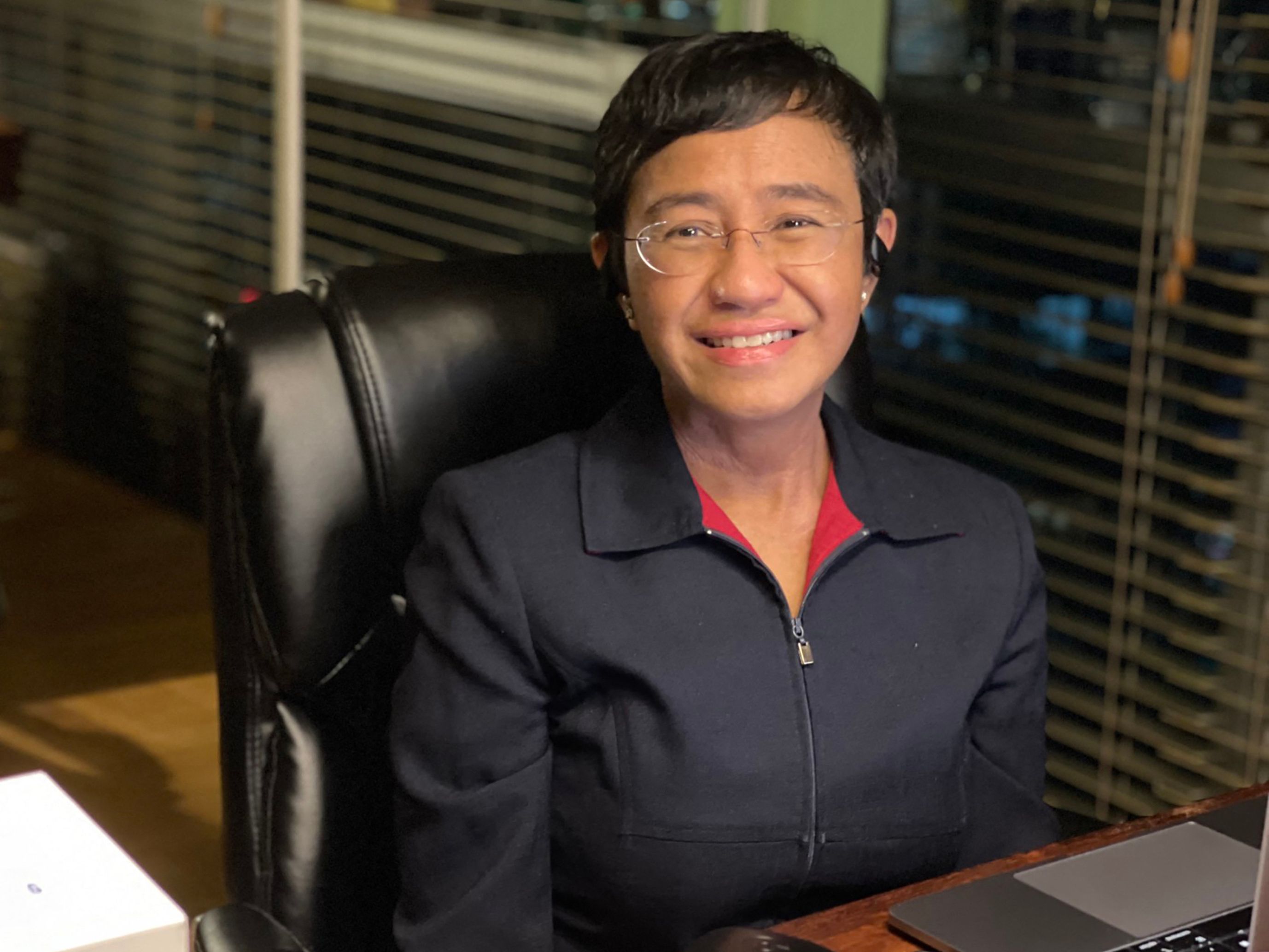 Pemenang Nobel Perdamaian asal Filipina Maria Ressa. 