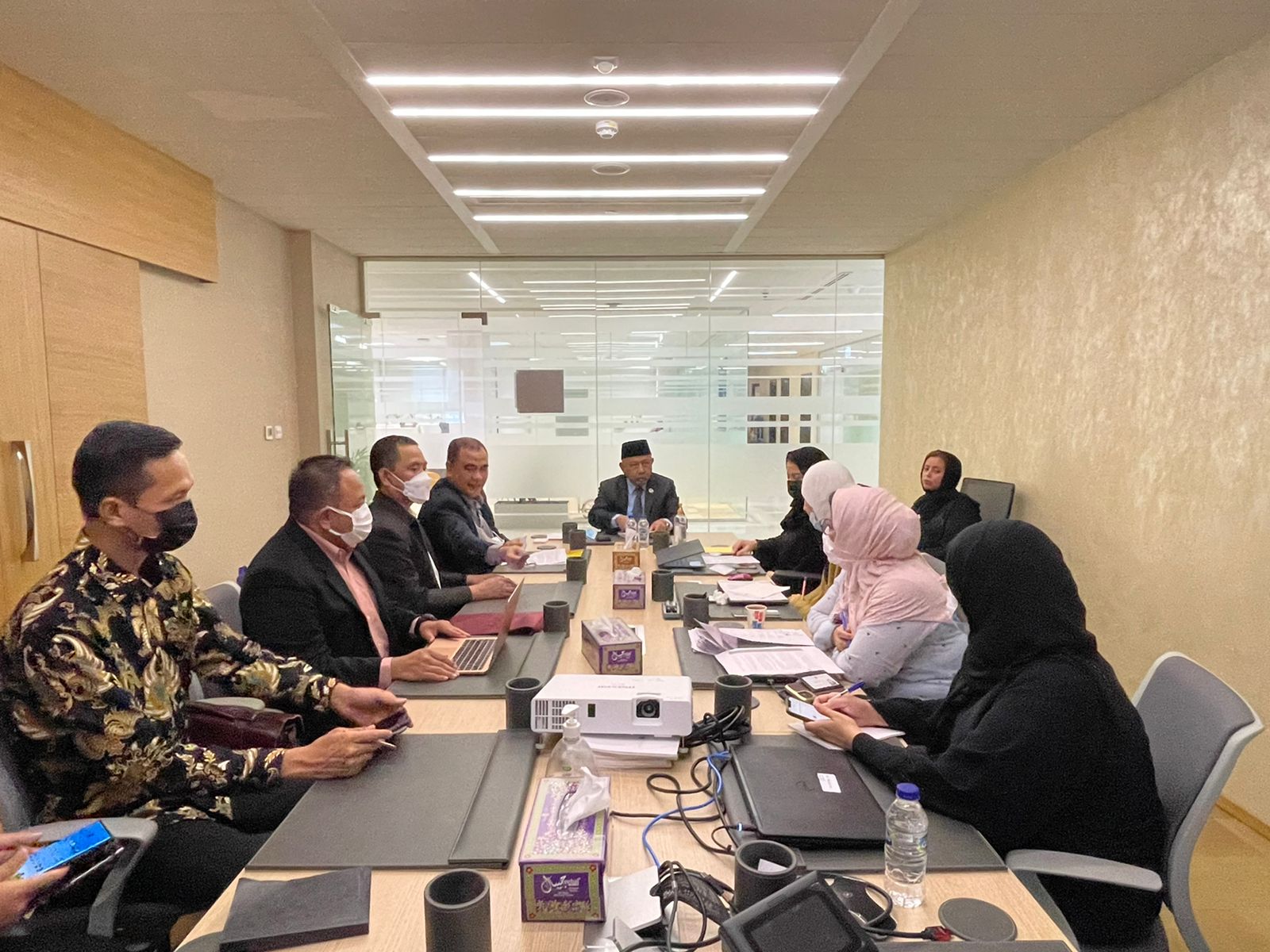 Delegasi Indonesia bertemu Direktur Pengembangan dan Kesehatan Hewan, Uni Emirat Arab (UEA) Majd Harbawi di Dubai, UEA.