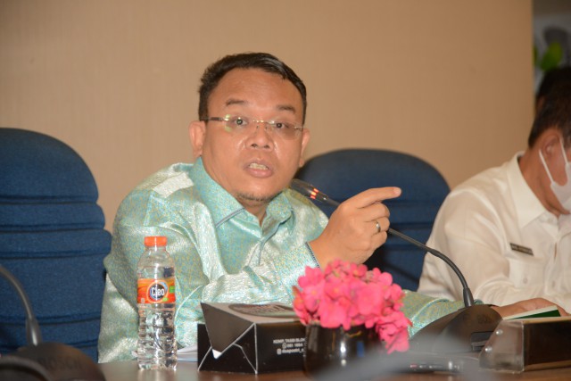 Ketua Tim Kunjunagn Kerja Timwas Perlindungan Pekerja Migran Indonesia (PPMI) Saleh Partaonan Daulay.