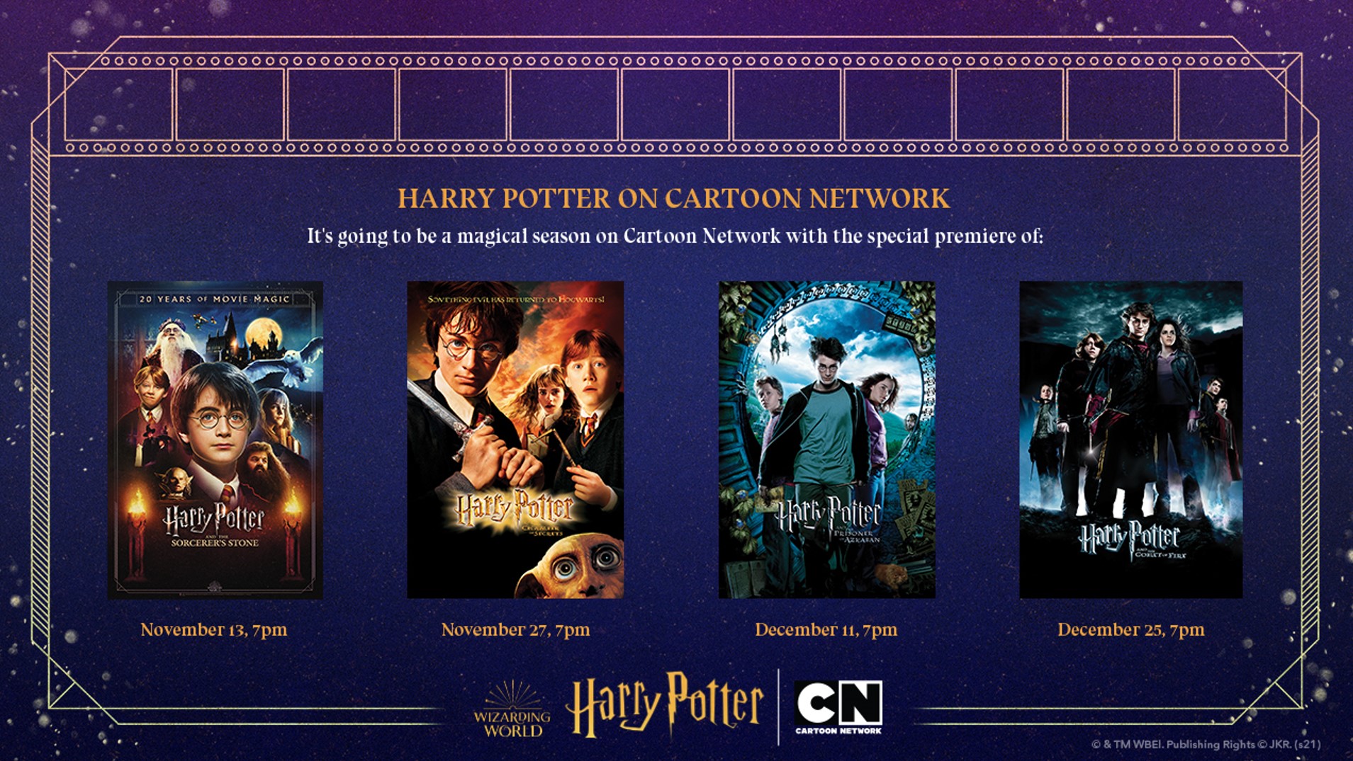 Poster film Harry Potter di Cartoon Network